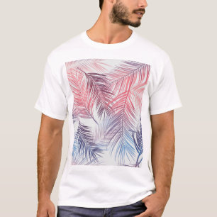 Camiseta Palmas tropicais havaianas: Na moda sem costura
