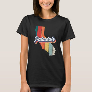 Camiseta Palmdale City Retro Vintage Hometown Califórnia