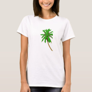 Camiseta palmeira, cão