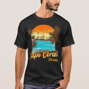 Camiseta Palmeira de férias de verão de Cape Coral Florid