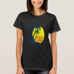 Camiseta Palmeira de praia de Honeymoon Vibes, após casamen<br><div class="desc">Lua de mel Vibes Beach Palm Tree Após Férias De Casamento.</div>