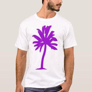 Camiseta Palmeira - roxo