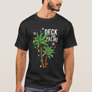 Camiseta Palmeira Tropical de Natal Do Havaí
