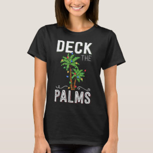Camiseta Palmeira Tropical de Natal Do Havaí