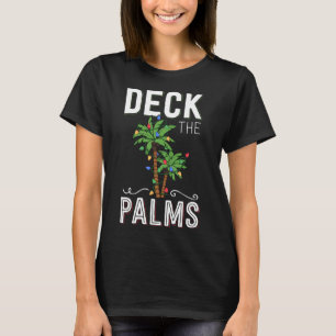 Camiseta Palmeira Tropical de Natal Do Havaí