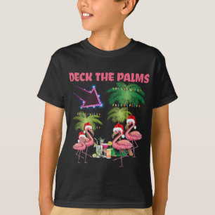 Camiseta Palmeira Tropical De Natal Tropical Tr