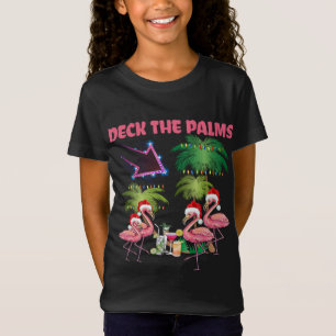 Camiseta Palmeira Tropical De Natal Tropical Tr