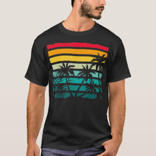 Camiseta Palmeiras de coco exóticas de praia Soma Tropical