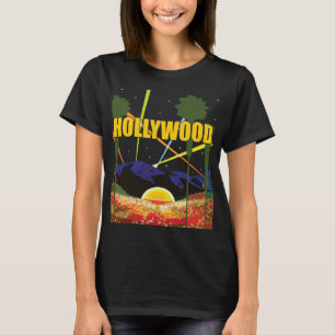 Camiseta Palmeiras de Hollywood Pôr do Sol Viagem