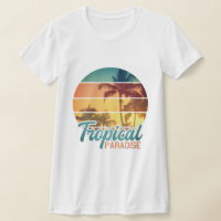 Palmeiras do paraíso tropical