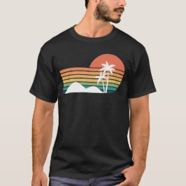 Camiseta Palmeiras no pôr do sol, Legal Beach design