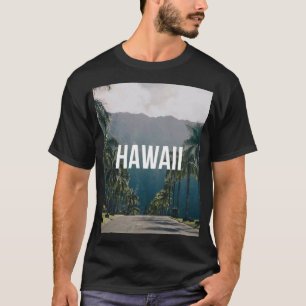 Camiseta Palmeiras Tropicais de Hawaii Estética