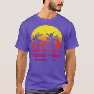 Camiseta Palmeiras tropicais Ilha Sunset Beach Sum