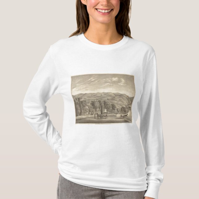 Camiseta Palmer res, vinhedo (Frente)