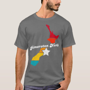 Camiseta Palmerston Norte da Nova Zelândia Vintage se afund