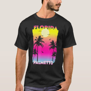 Camiseta Palmetto Florida Fl Summer Vintage Sunset