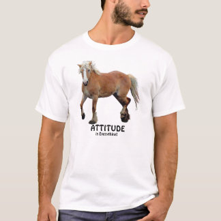 Camiseta Palomino Belga Rascunho de Cavalo Roupa