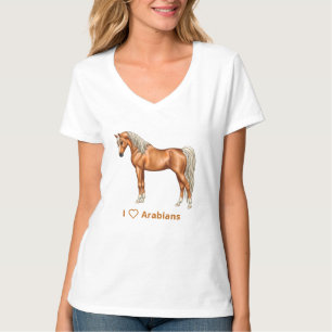 Camiseta Palomino Light Chestnut Egípcio Horse Árabe