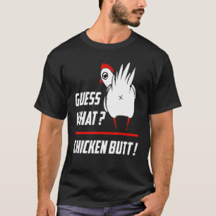 Camiseta Palpite engraçado que bunda de frango Fazenda eng
