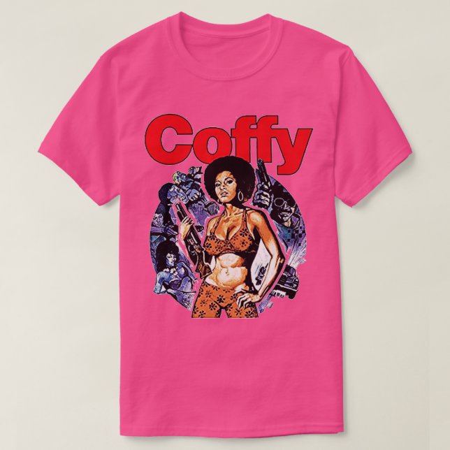 Camiseta Pam Grier Coffy (Frente do Design)