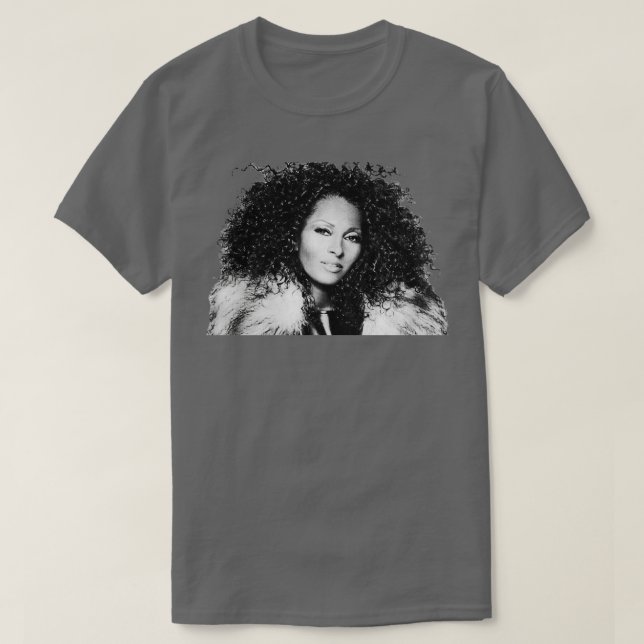 Camiseta Pam Grier Retro Vintage (Frente do Design)