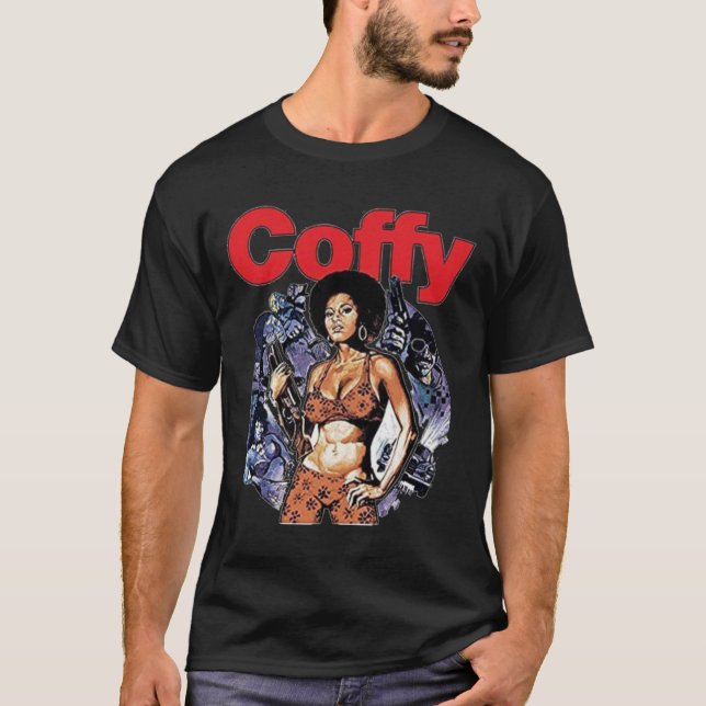 Camiseta Pam Grier - Ventilador de Arte Pop (Frente)