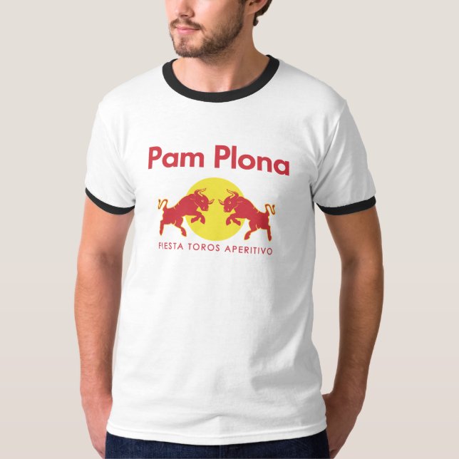 Camiseta Pamplona paródia Red Bull (Frente)