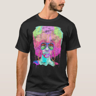 Camiseta Pan African Inspire Paint Girl Relacionou A