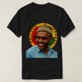 Camiseta Pan-Africana Amílcar Cabral tee Afrocentr