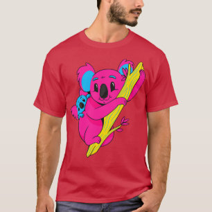 Camiseta Pan Flag Colors Koala Pride Pansexual I