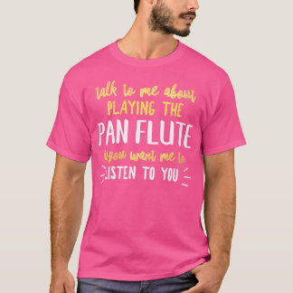 Camiseta Pan Flute Engraçada Para Jogar Música Par