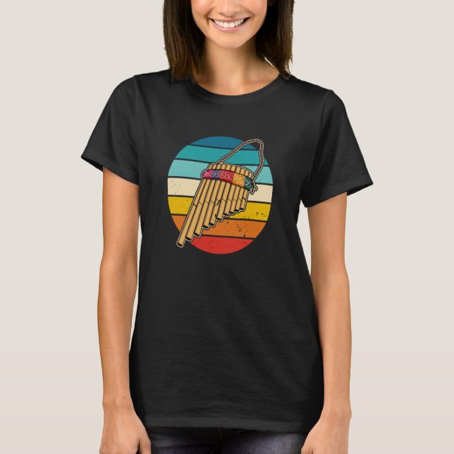 Camiseta Pan Flute Musical Instrument  18 (Frente)