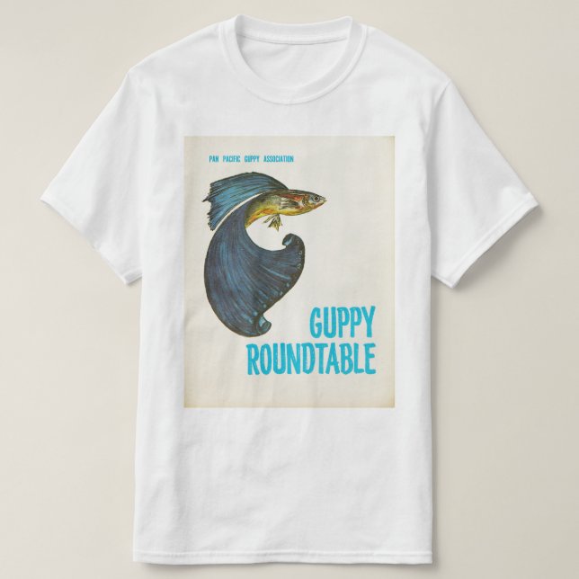 Camiseta Pan Pacific Guppy Association (Frente do Design)