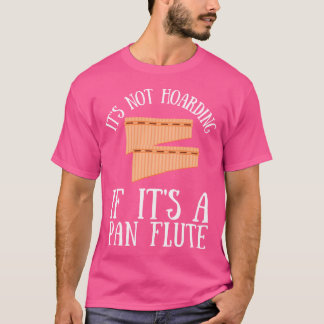 Camiseta Pan Pipe Instrumento Peru Wooden Pan Flute