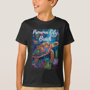 Camiseta Panama City Beach Flórida Fl Mergulho Férias Mar T