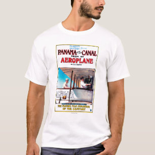 Camiseta Panamá e o poster do Promo do filme do avião do