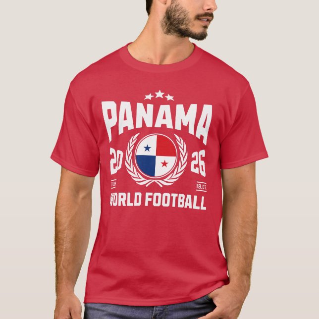 Camiseta Panamá Futebol 2026 (Frente)
