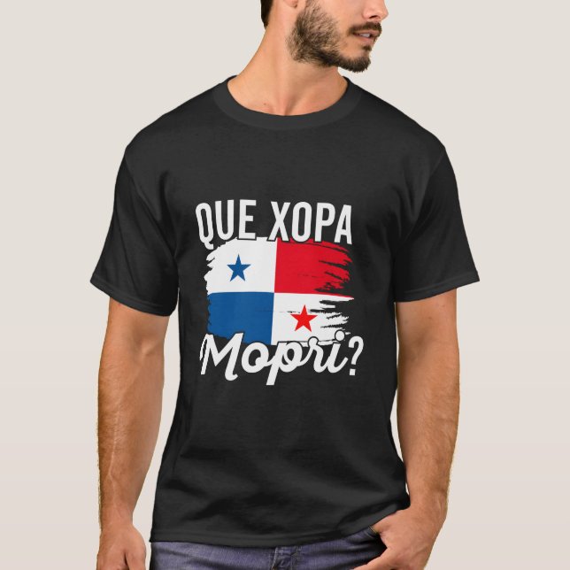 Camiseta Panama Panaian Flag Dna Panameã±O Que Xop (Frente)