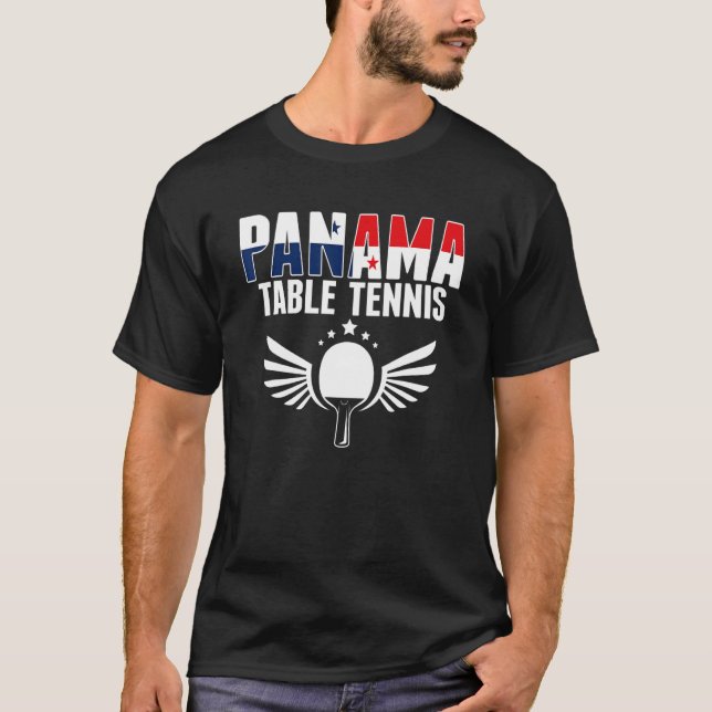 Camiseta Panama Table Tennis     Panamanian Ping Pong Suppo (Frente)