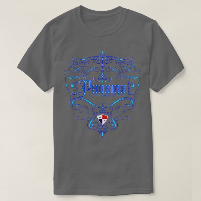 Camiseta Panamá Vintage Neon design (Frente do Design)