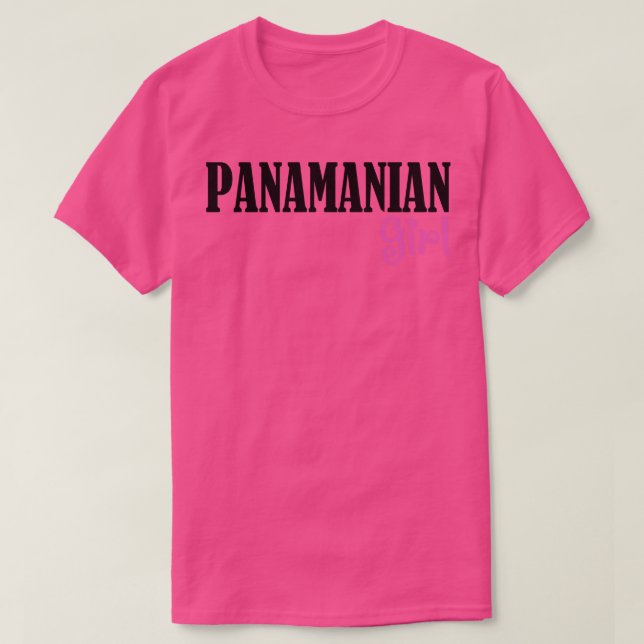 Camiseta Panamanian Girl (Frente do Design)