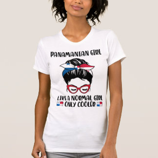 Camiseta Panamenha Como Uma Garota Normal Só Mais Fria