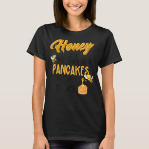 Camiseta Pancake Brunch Breakfast Honey Sweet Beekeeper