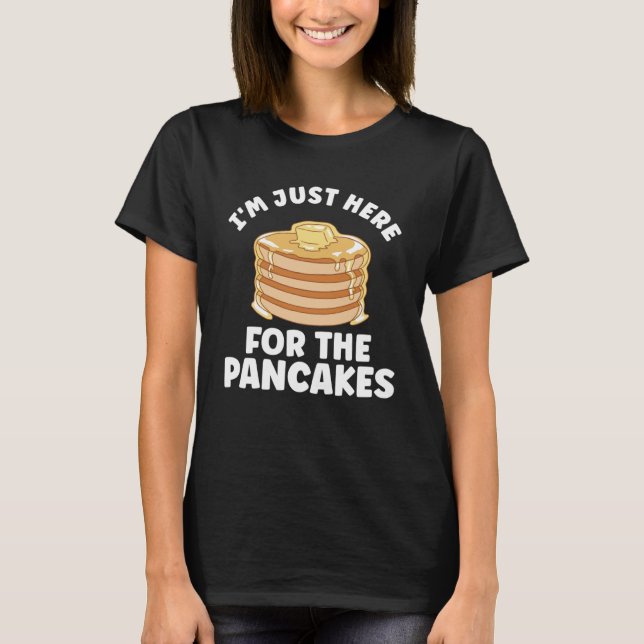 Camiseta Pancake Brunch Pancake Maker Café da Manhã para Mu (Frente)
