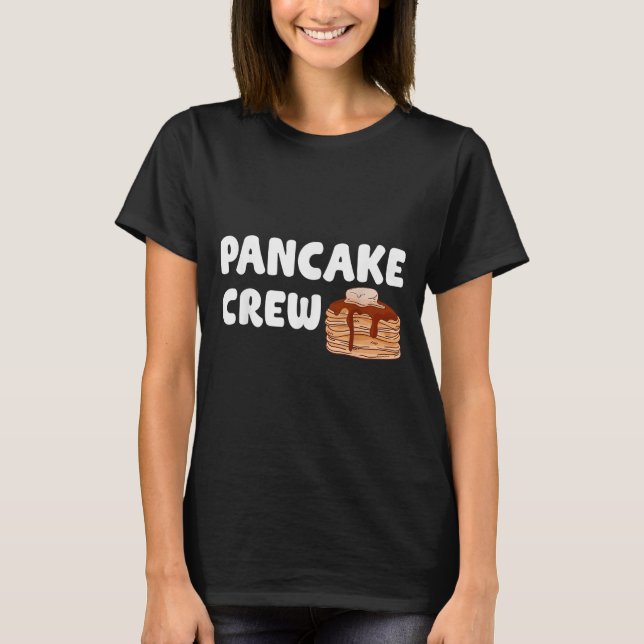 Camiseta Pancake Crew Funny Pancake Lover Pancake Christmas (Frente)