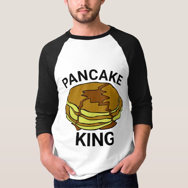 CAMISETA PANCAKE KING PANCAKE LOVER T SHIRTS (Frente)