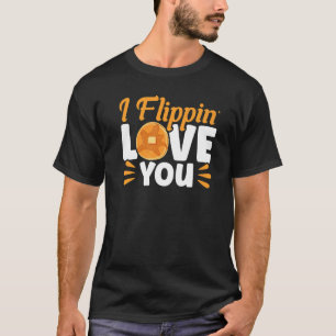 Camiseta Pancake Lover Kids Eu Amo Você Premium