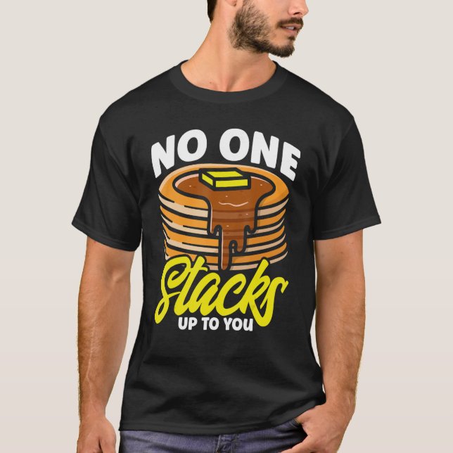 Camiseta Pancake Lover Kids Ninguém Pega Em Você. (Frente)