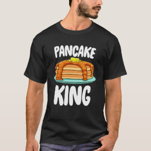 Camiseta Pancake Loving King Foodie Brunch