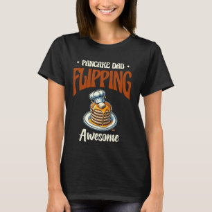 Camiseta Pancake Pai Indo Incrível Pancakes Fa Café da Manh